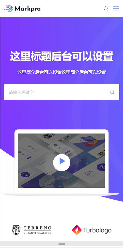 响应式/资源/素材下载类网站建设制作