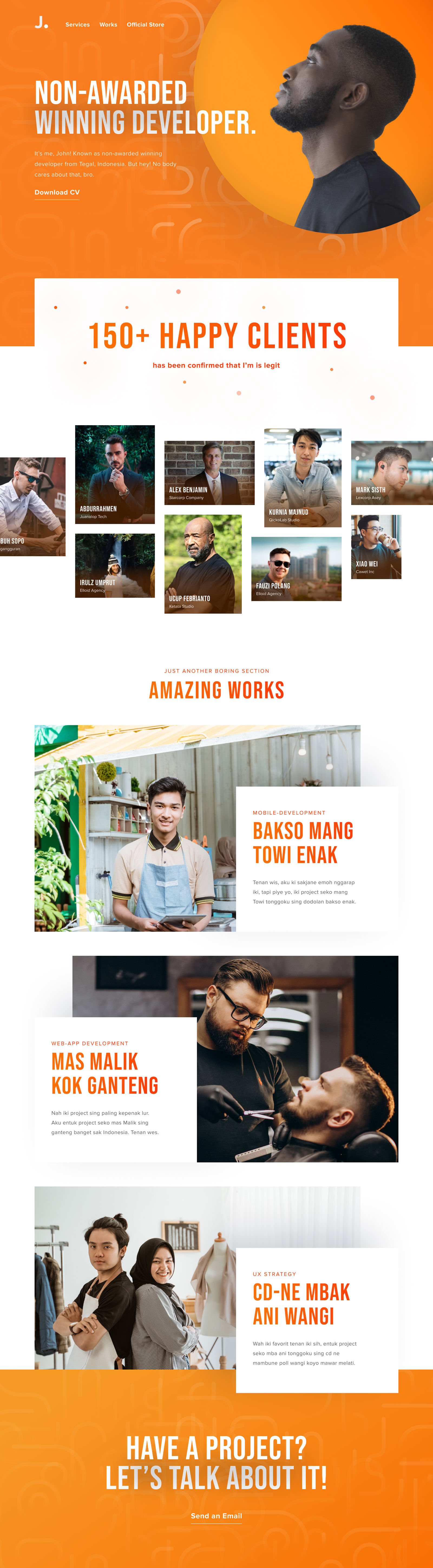 个人网站如何设计?看完这组个人网站设计心里就有数了(图7) 个人网站如何设计?看完这组个人网站设计心里就有数了(图7)