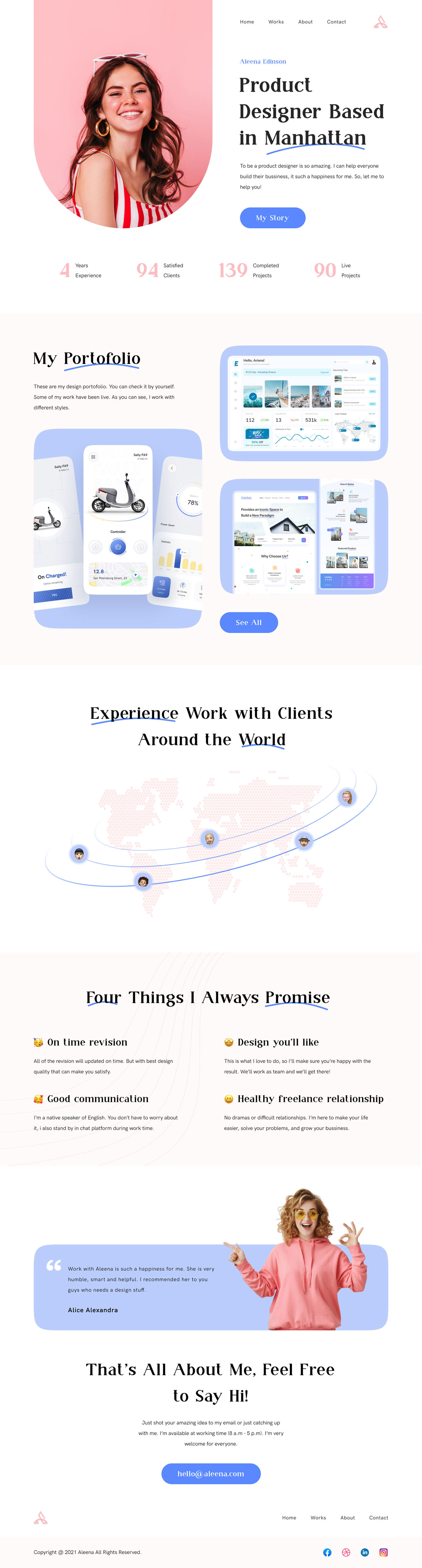 个人网站如何设计?看完这组个人网站设计心里就有数了(图6) 个人网站如何设计?看完这组个人网站设计心里就有数了(图6)