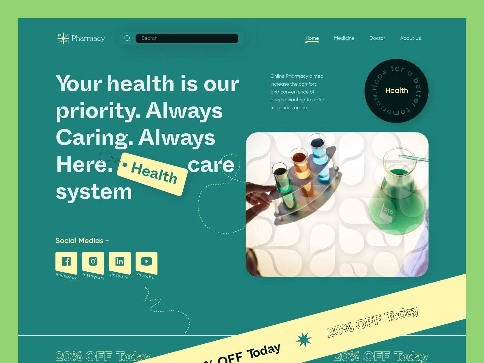 安全放心又高级！12组医药产品WEB界面设计灵感