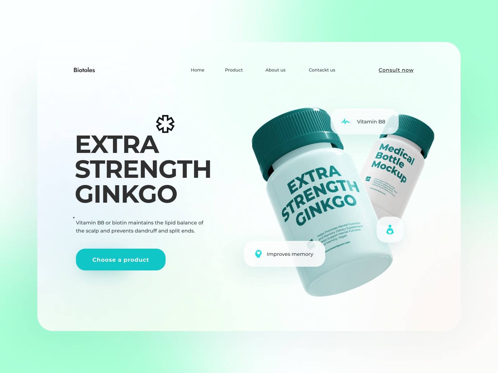 遵义医药健康产品WEB网页网站界面制作设计（12图）