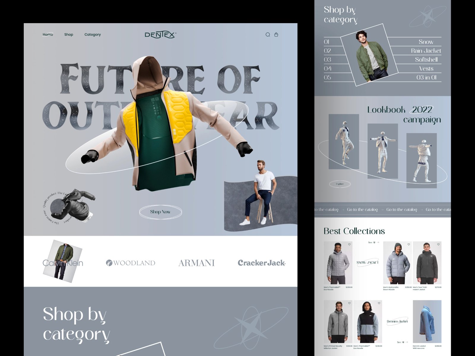 时尚穿搭！12组服装商店WEB界面设计灵感
