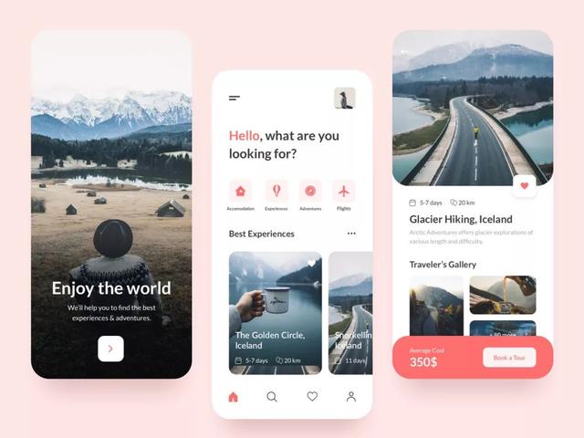 一组旅行APP UI界面设计案例欣赏(图7)