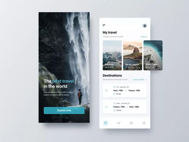 一组旅行APP UI界面设计案例欣赏(图9)