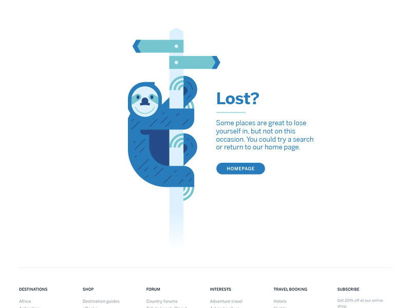 12组关于网站404灵感