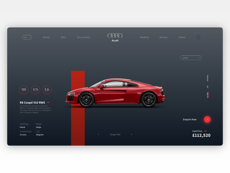 高级感！各大品牌汽车网站的首页设计欣赏(图2)