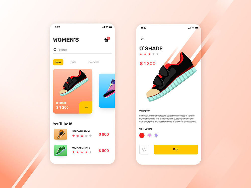 买它！12组运动鞋购物App界面设计
