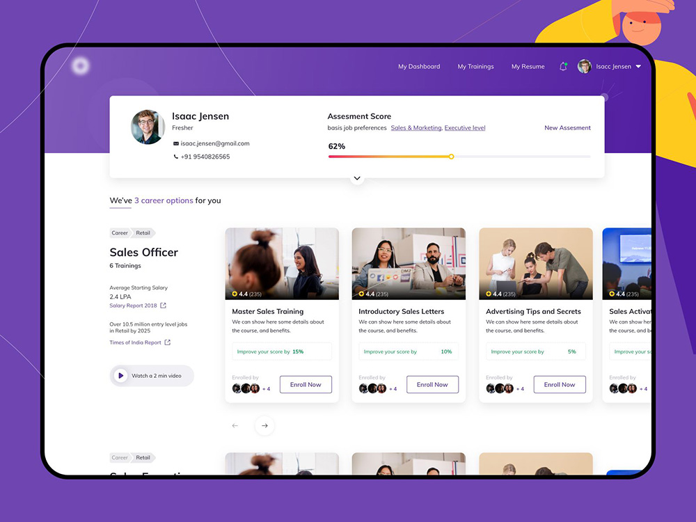 金九银十招聘季!12款招聘类网站页面设计欣赏(图2) 金九银十!12款招聘类页面设计