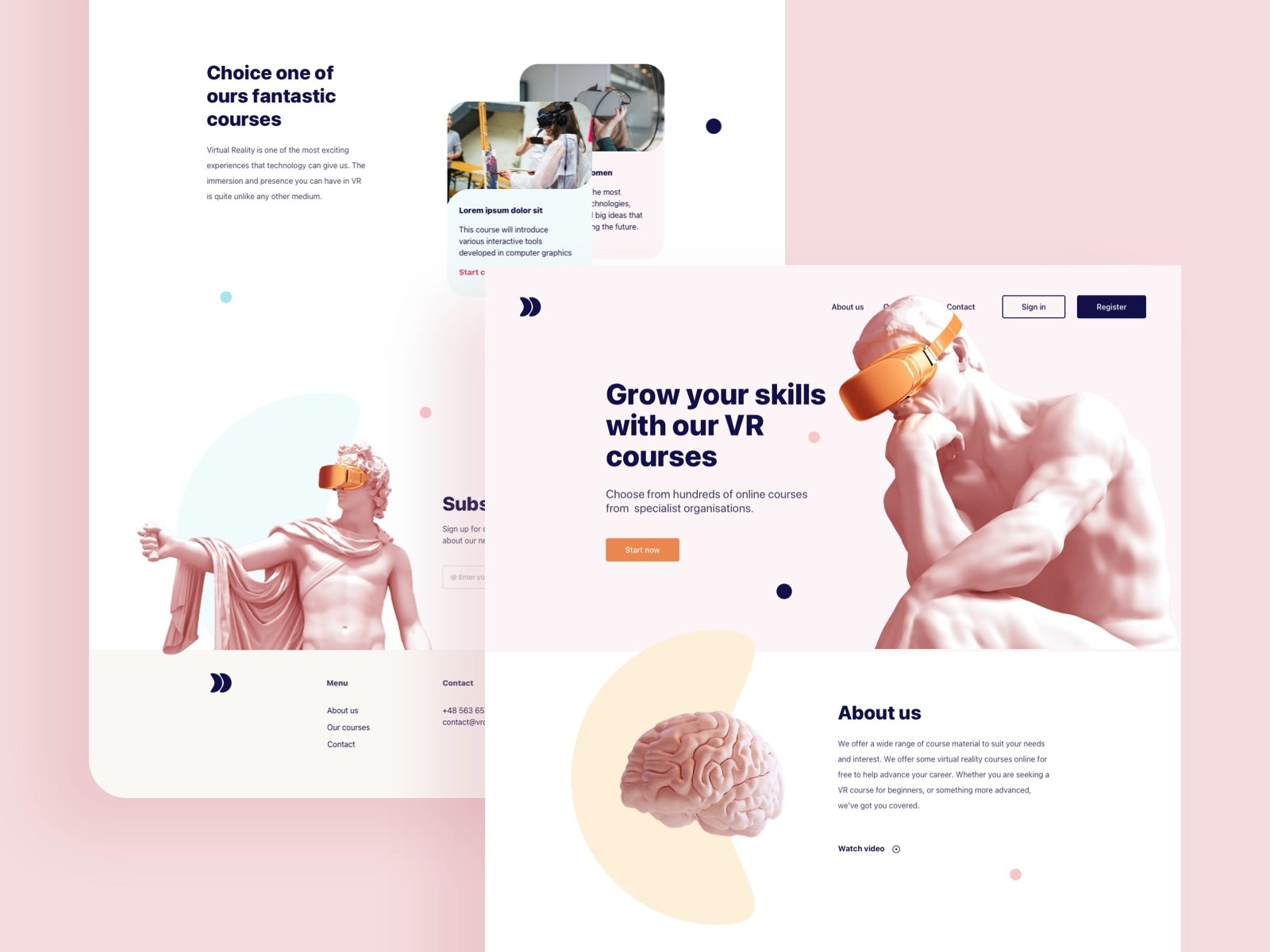 炫酷科技智能！12组VR产品WEB界面设计灵感！