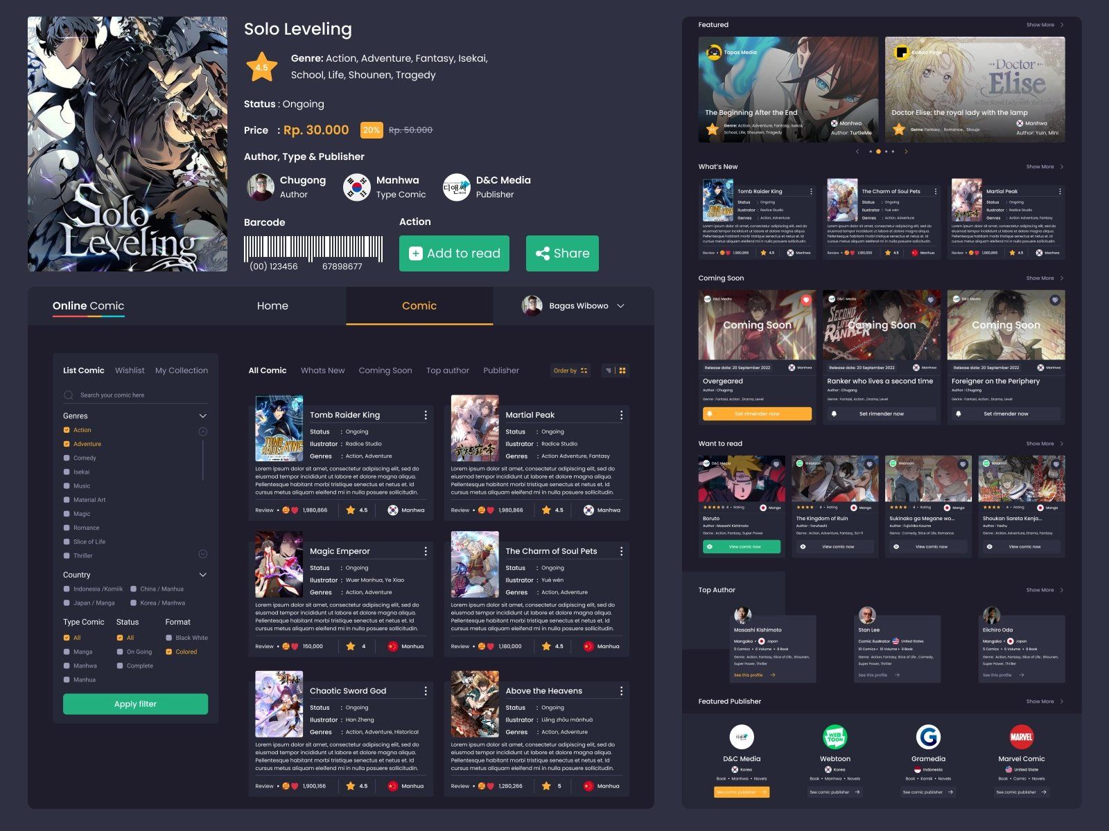 动漫影视类WEB网页界面设计网站制作灵感赏析(12图)(图11) 大众艺术!12组动漫影视类WEB界面设计灵感