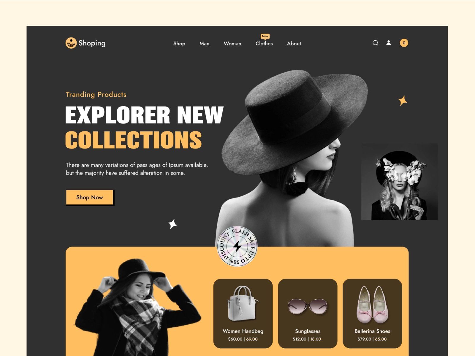 遵义服装服饰商店类WEB网页网站界面设计制作灵感欣赏！（12图）
