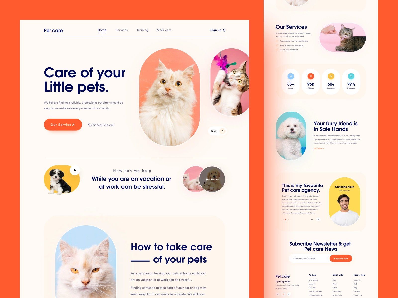 温柔伴侣！12组宠物WEB界面设计灵感！